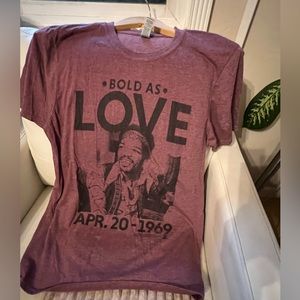 Purple Jimi Hendrix T-Shirt